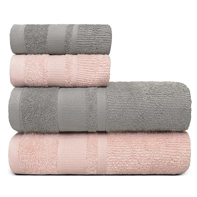 03 jogo de toalhas 4 pecas master appel linho