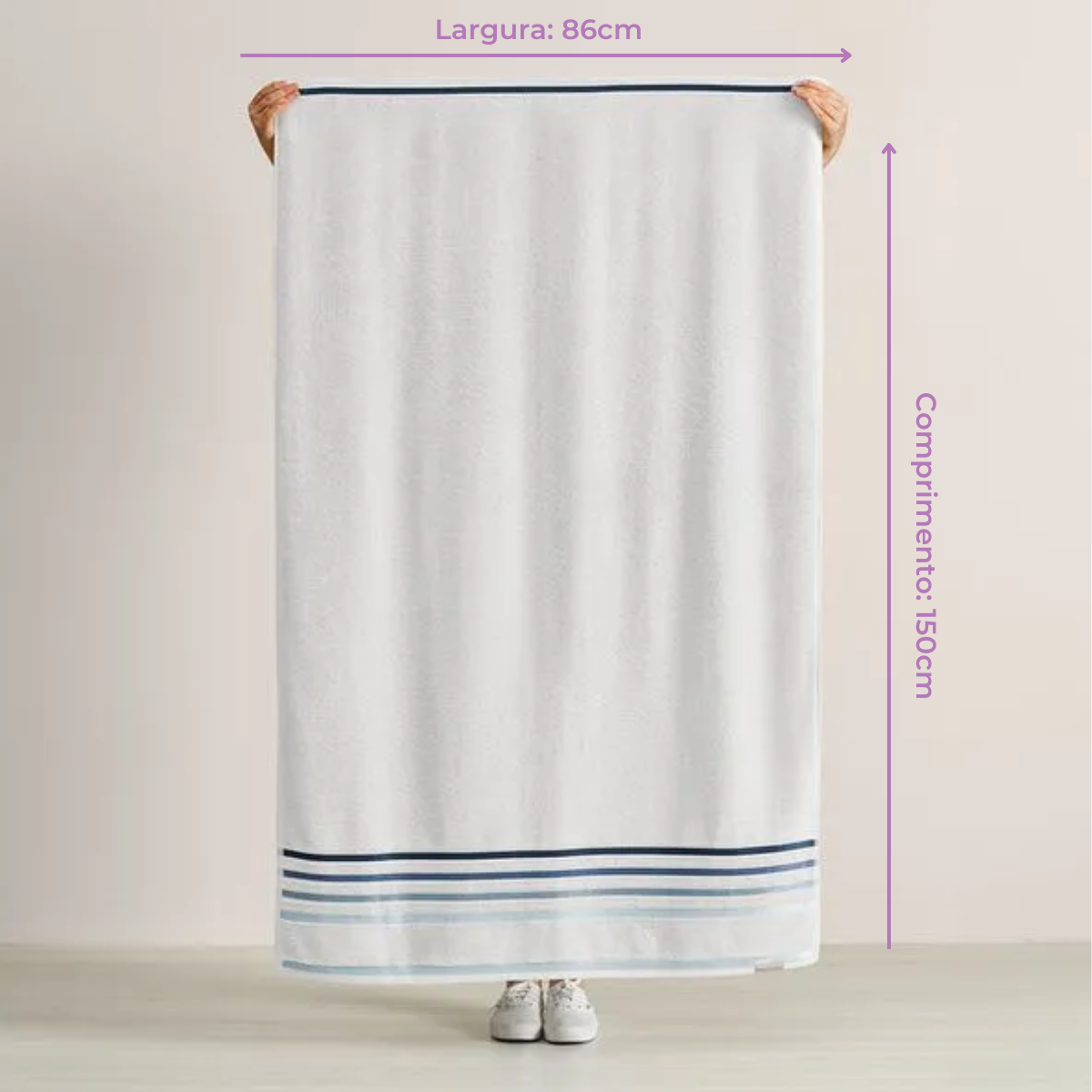 Toalha Banho Lumina Karsten Medidas