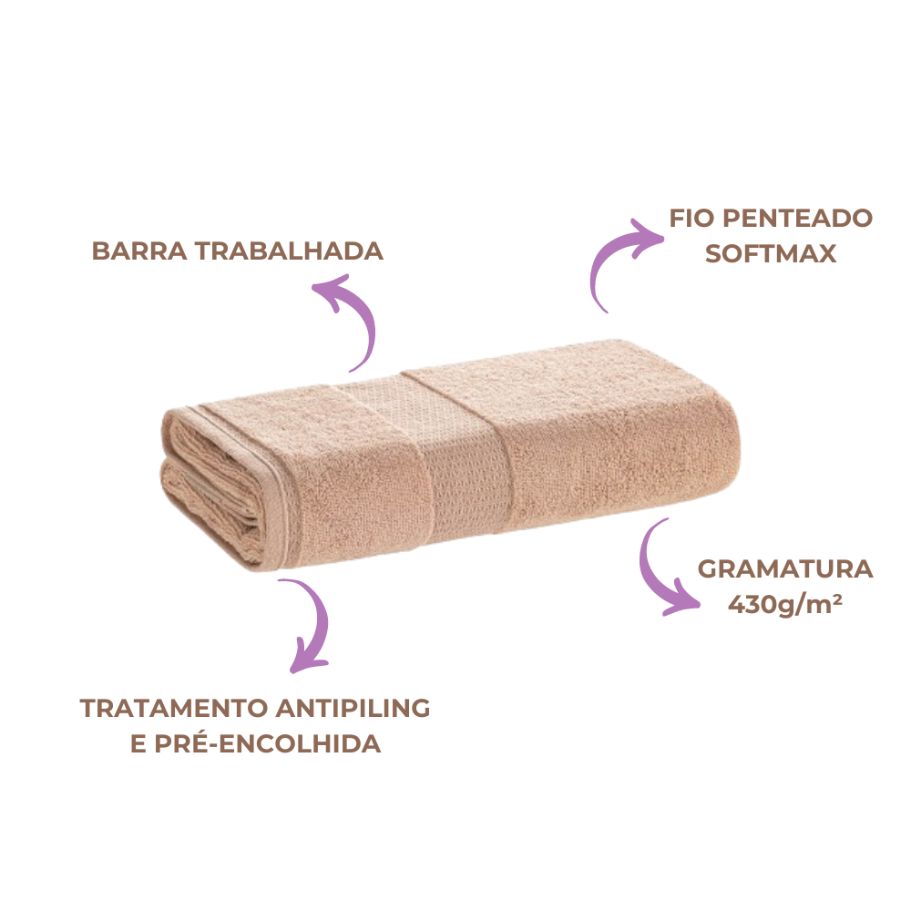 toalha de banho karsten serenity detalhes