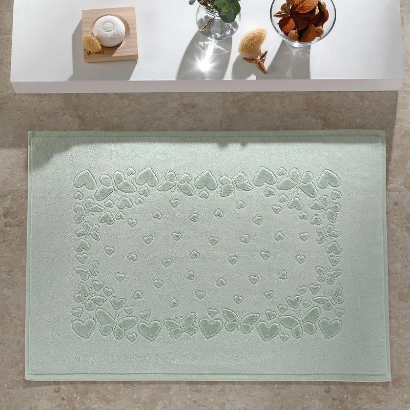 toalha de piso dohler romance verde 1