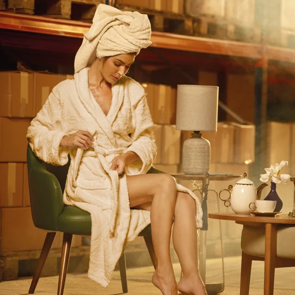 roupao de banho feminino lady appel foto 1