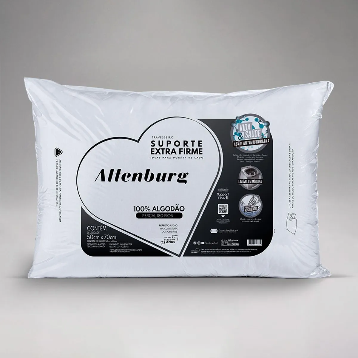 Travesseiro Altenburg Suporte Extra Firme