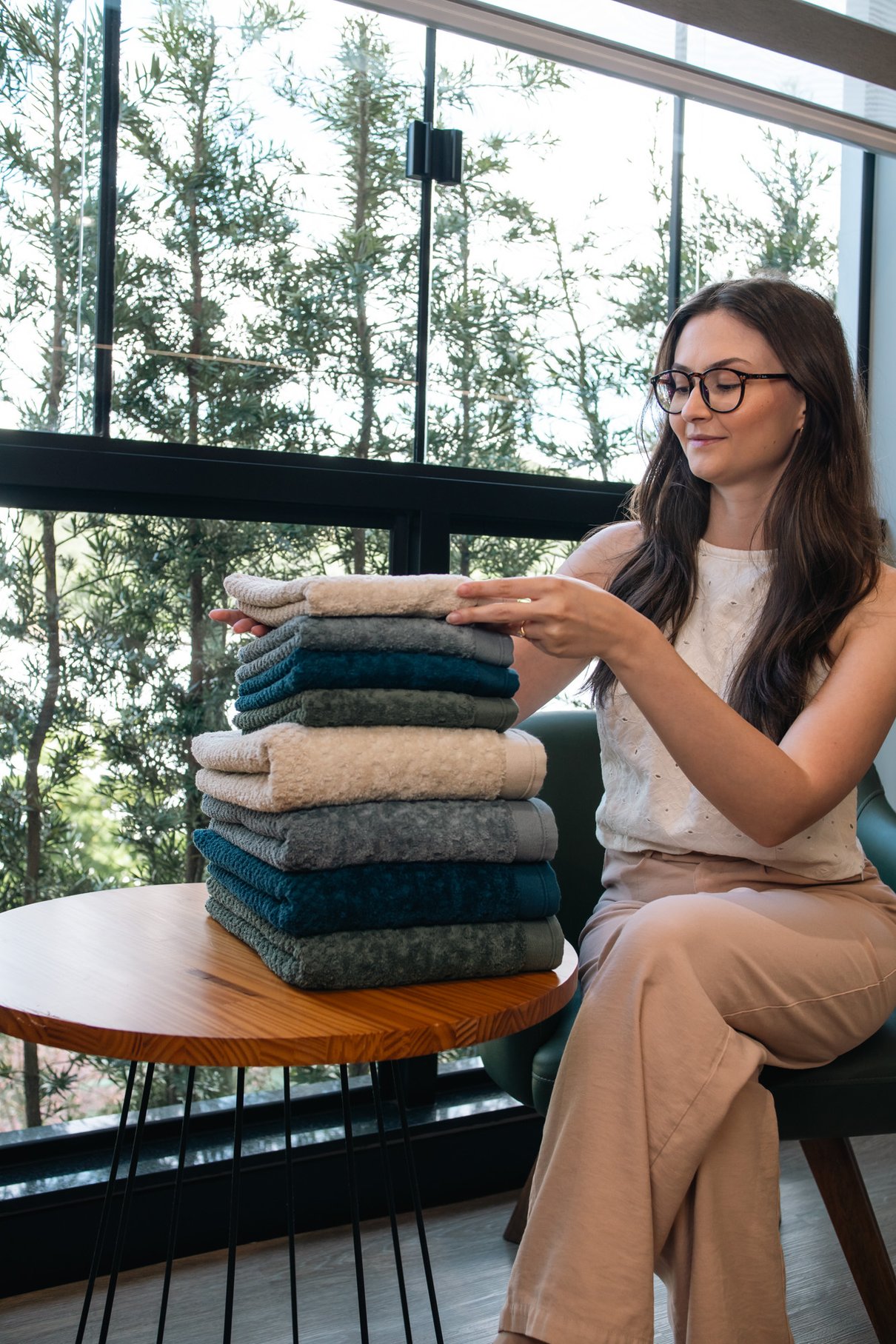 04 jogo de toalhas 2 pecas fio penteado pollo appel