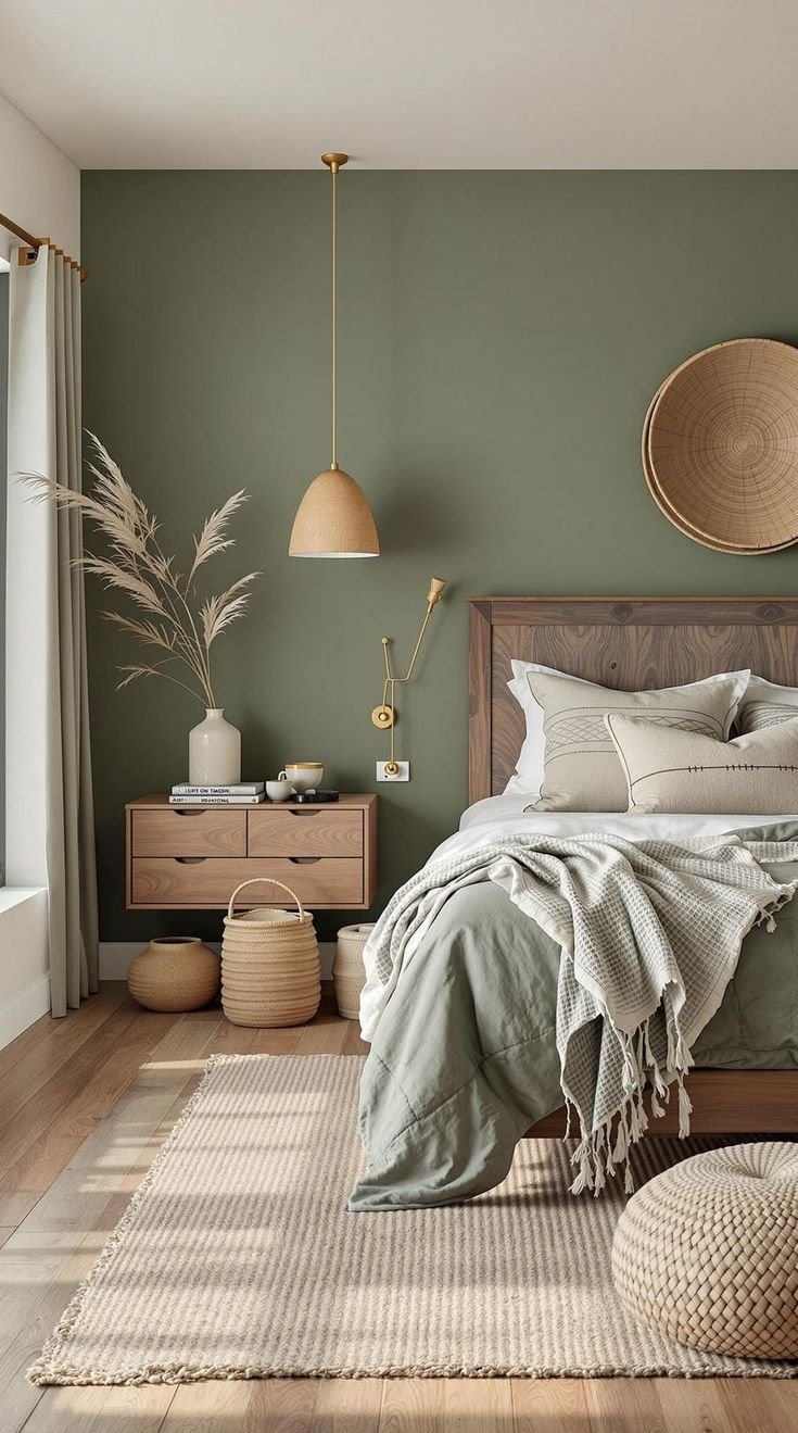 quarto verde salvia sage green