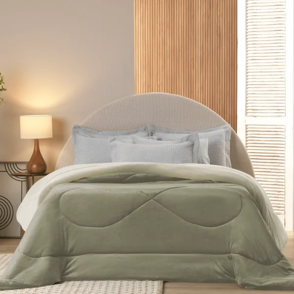 edredom plush flannel comfort ambiente safari