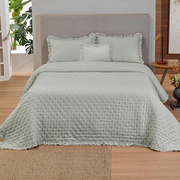 kit cama charme class ambiente prata