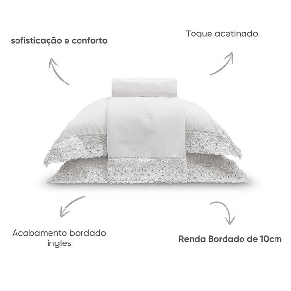 jogo de cama bordare appel detalhes
