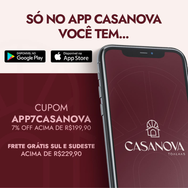 Aplicativo Casanova Toalhas Celular